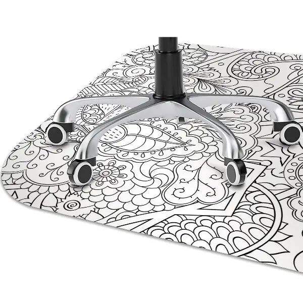 Covoras pentru protectie pardosea model abstract