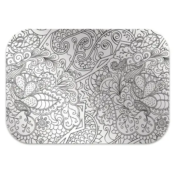 Covoras pentru protectie pardosea model abstract