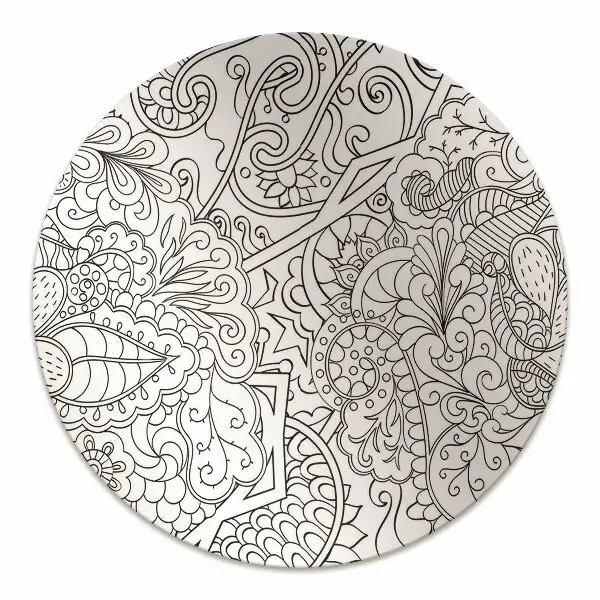 Covoras pentru protectie pardosea model abstract