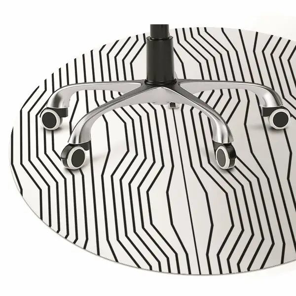 covoras protectie podea iluzie geometrică