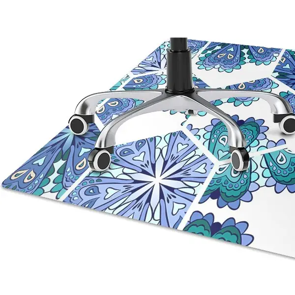 Covorașe pentru scaune flori hexagonale