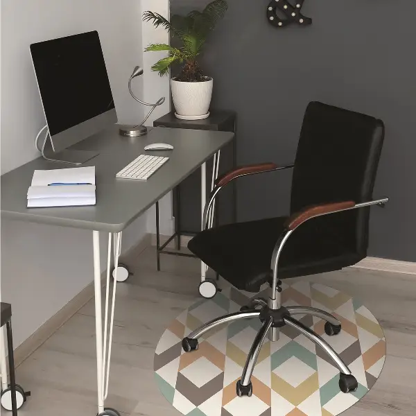 Covoras pentru protectie pardosea forme retro