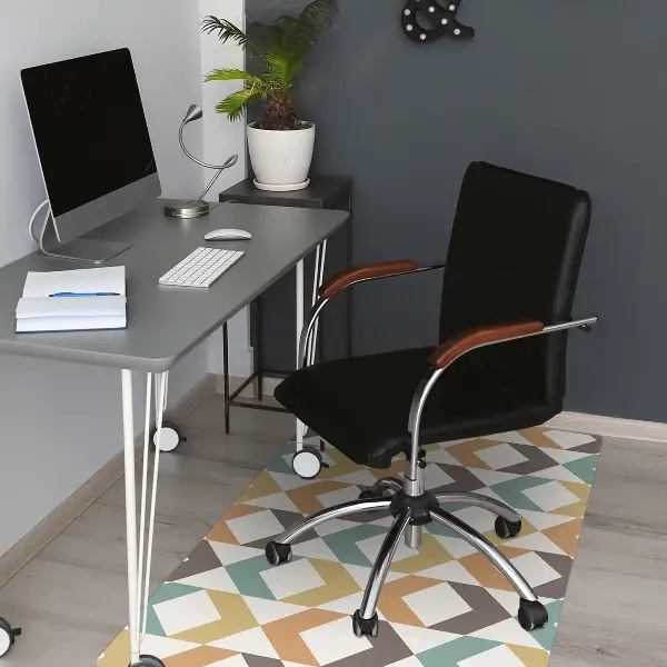 Covoras pentru protectie pardosea forme retro