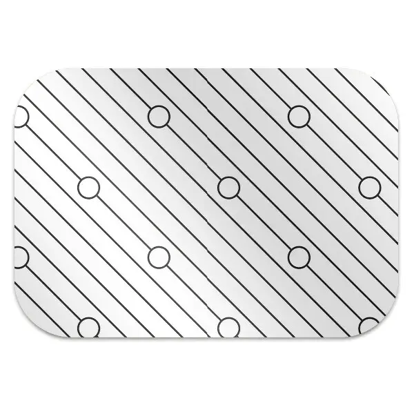 protectie podea scaun birou model cu dungi