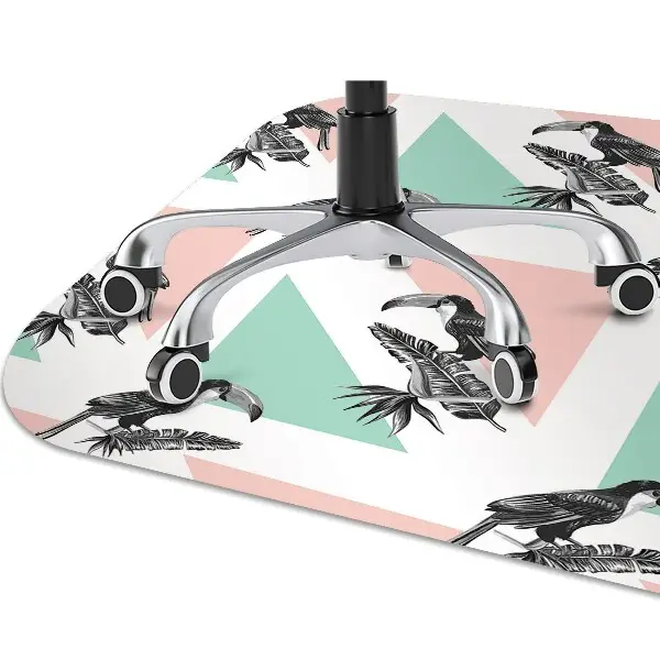 protectie podea birou Toucan cu triunghiuri