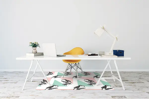 protectie podea birou Toucan cu triunghiuri