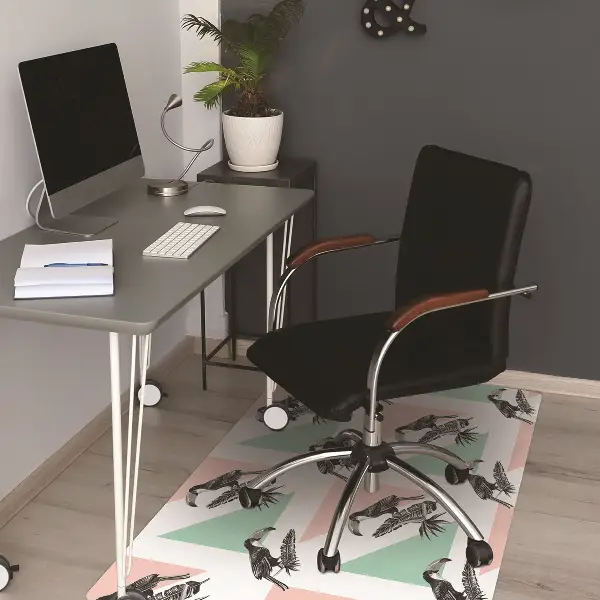 protectie podea birou Toucan cu triunghiuri