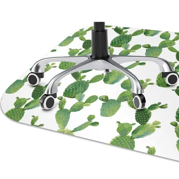 Covoras pentru protectie pardosea cactuși pictate manual