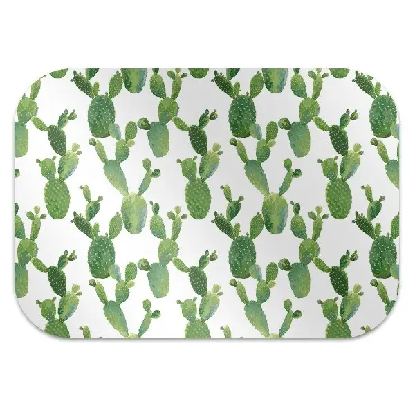 Covoras pentru protectie pardosea cactuși pictate manual
