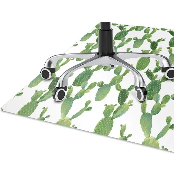 Covoras pentru protectie pardosea cactuși pictate manual
