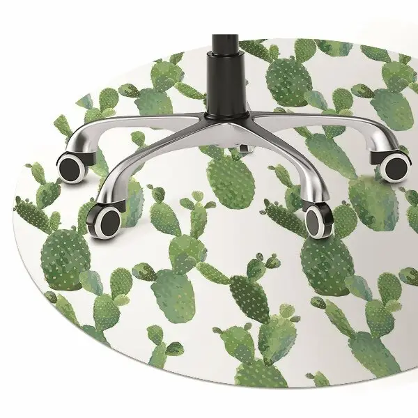 Covoras pentru protectie pardosea cactuși pictate manual