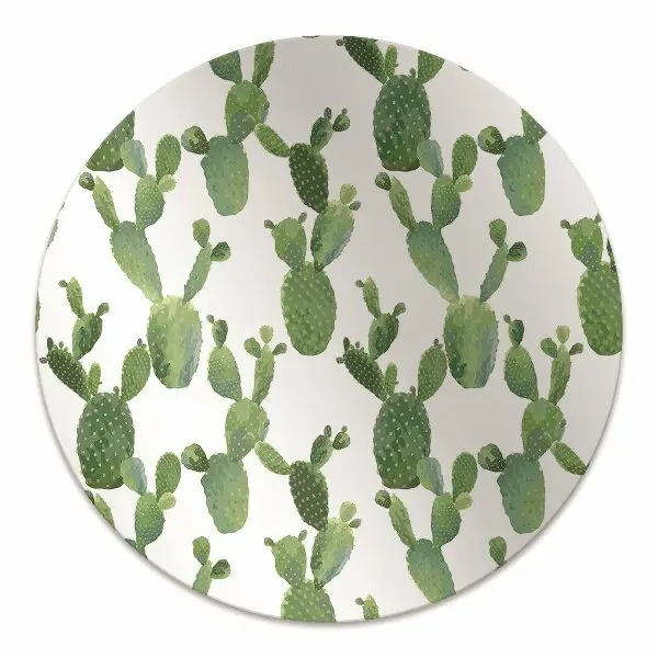 Covoras pentru protectie pardosea cactuși pictate manual