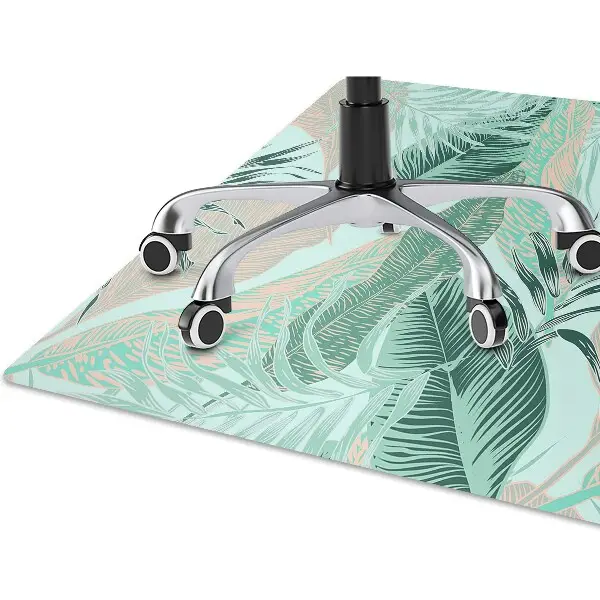 protectie podea birou frunze tropicale