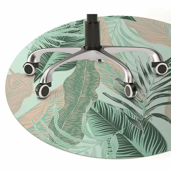protectie podea birou frunze tropicale