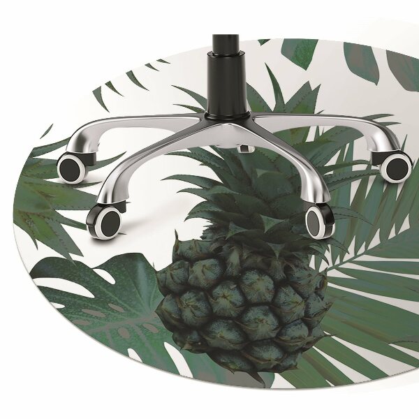 protectie podea scaun birou ananas verde