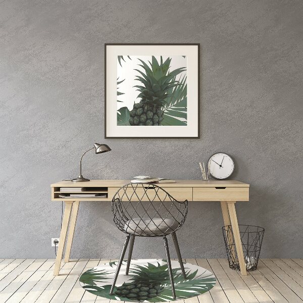 protectie podea scaun birou ananas verde