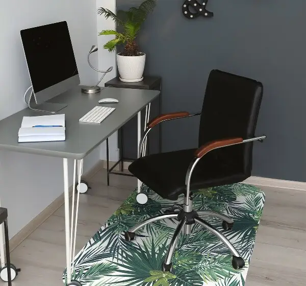 protectie podea birou frunze tropicale