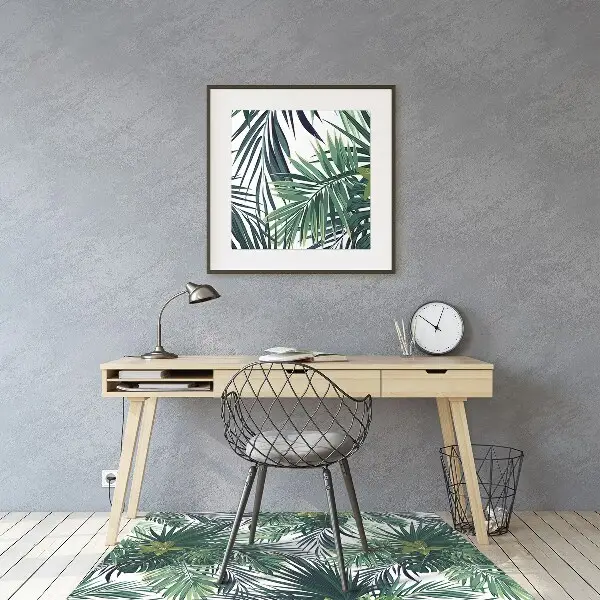protectie podea birou frunze tropicale