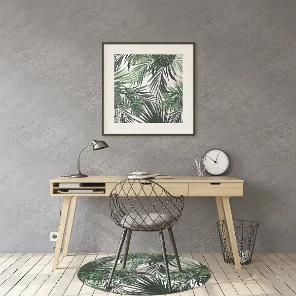 protectie podea birou frunze tropicale
