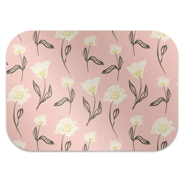 covoras protectie podea flori delicate