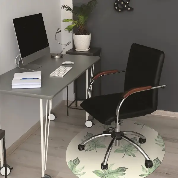 protectie podea scaun frunze tropicale