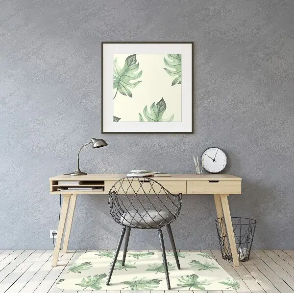 protectie podea scaun frunze tropicale