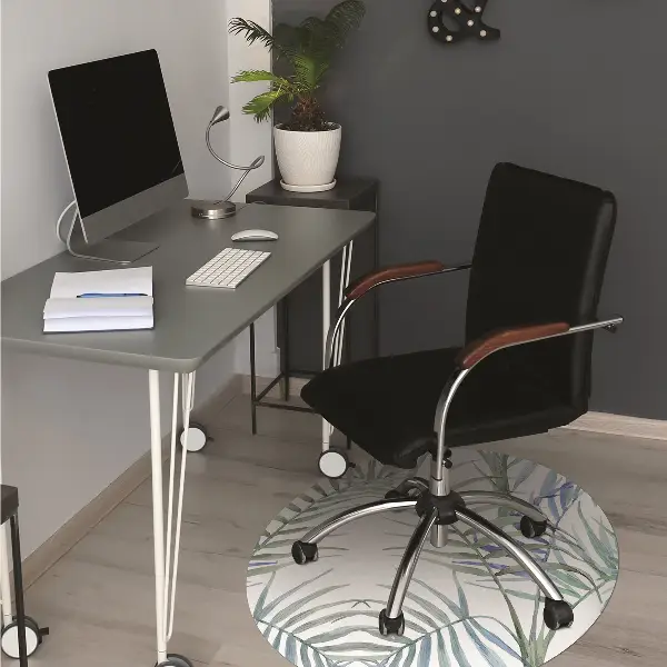 covoras protectie podea frunze tropicale
