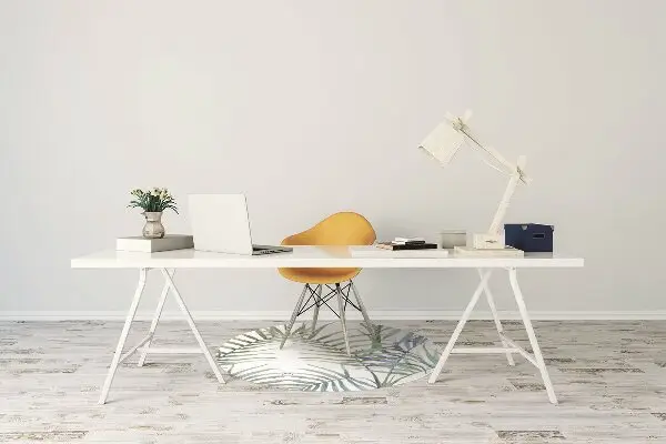 covoras protectie podea frunze tropicale