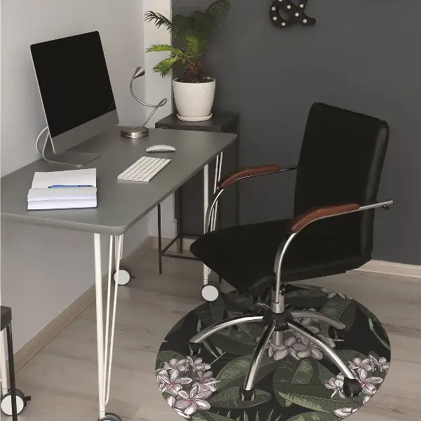 Covoras pentru protectie pardosea flori exotice