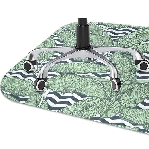 Covoras pentru protectie pardosea frunze tropicale