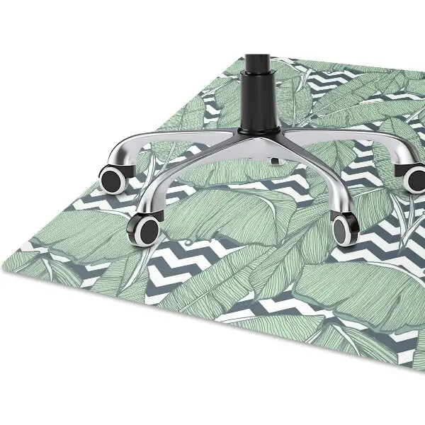Covoras pentru protectie pardosea frunze tropicale