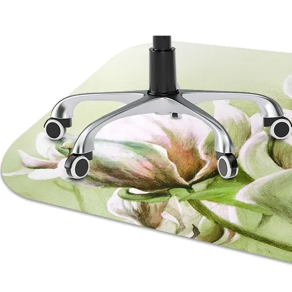 Covoras pentru protectie pardosea flori magnolia