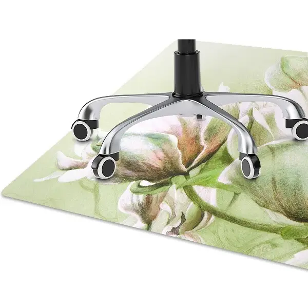 Covoras pentru protectie pardosea flori magnolia