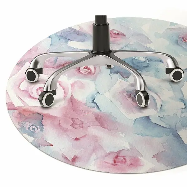 protectie podea scaun pastel flori