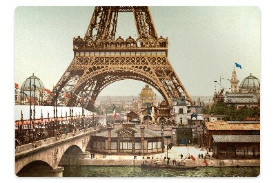 protectie podea birou Turnul Eiffel retro
