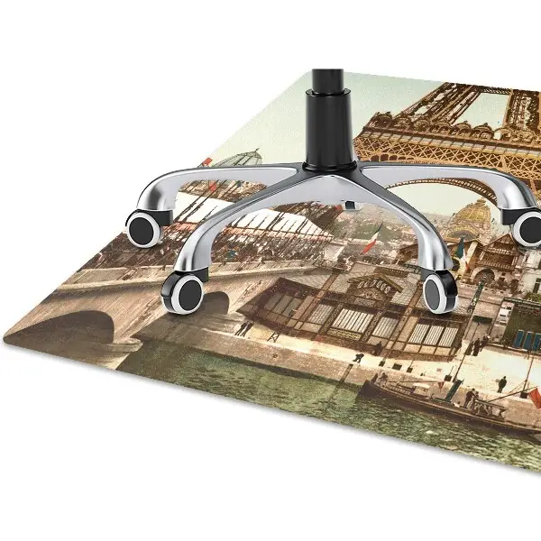 protectie podea birou Turnul Eiffel retro