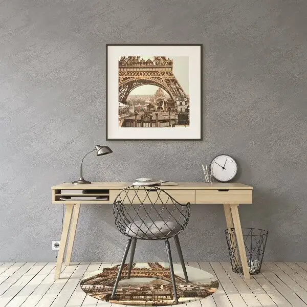 protectie podea birou Turnul Eiffel retro
