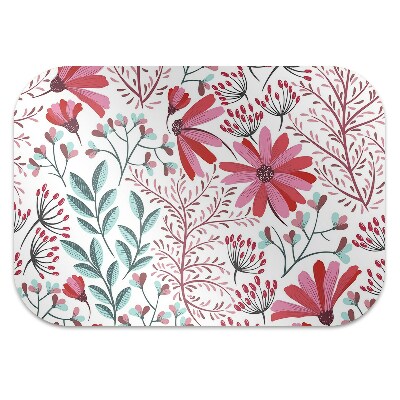 protectie podea scaun birou model floral