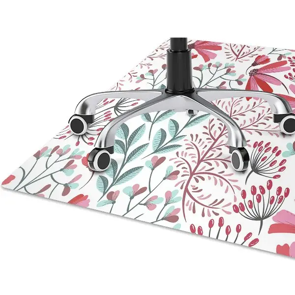protectie podea scaun birou model floral