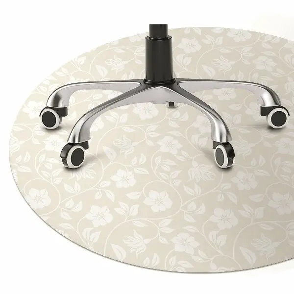 protectie podea scaun tapet floral