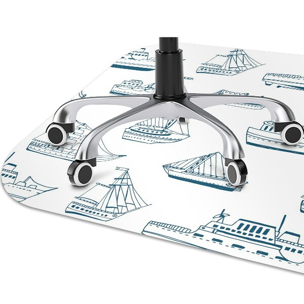 Covoras pentru protectie pardosea nave albastre