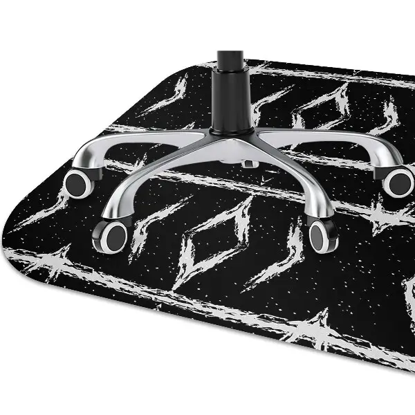 protectie podea scaun birou abstractizare negru