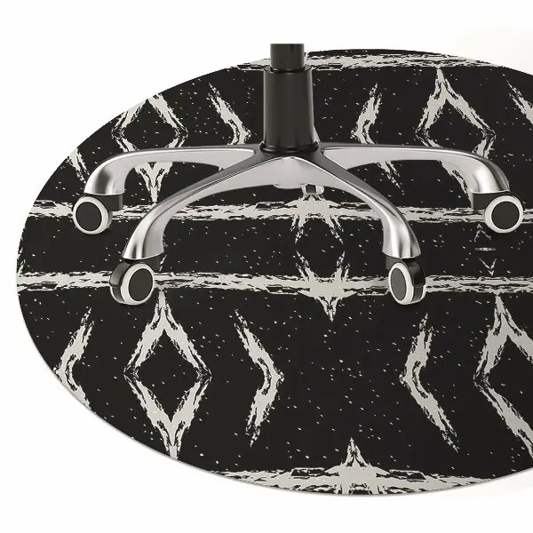protectie podea scaun birou abstractizare negru