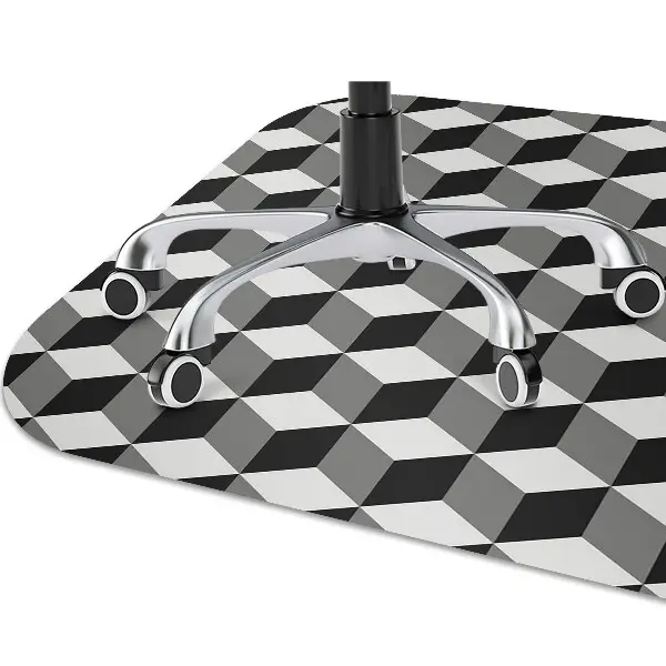 covoras protectie podea model de cuburi 3D