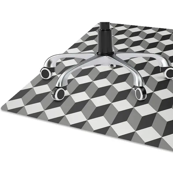 covoras protectie podea model de cuburi 3D