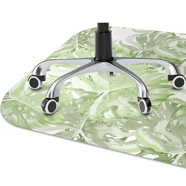 protectie podea scaun birou frunze de monstera