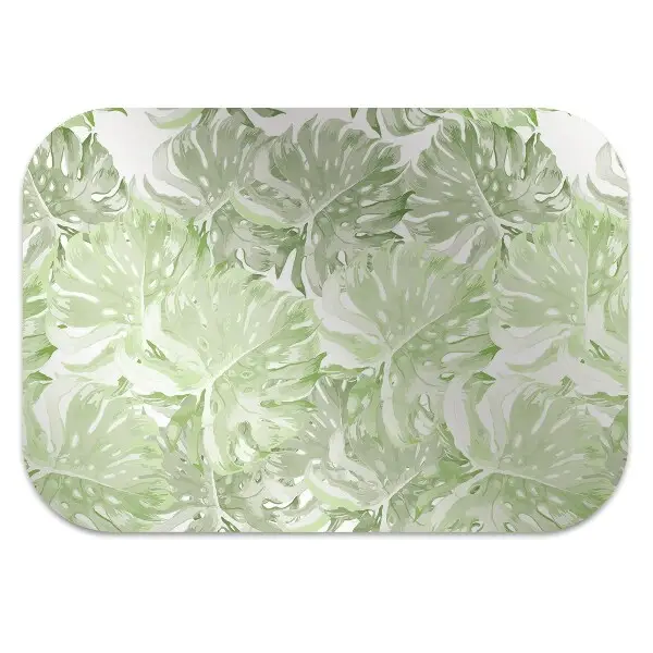 protectie podea scaun birou frunze de monstera