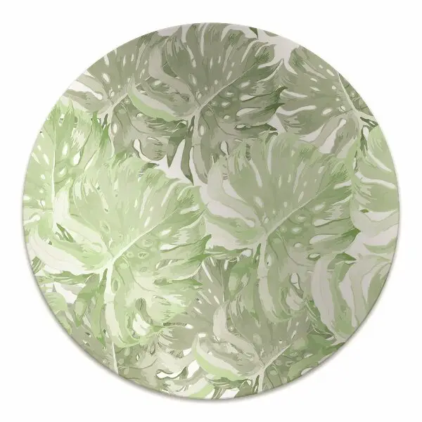 protectie podea scaun birou frunze de monstera