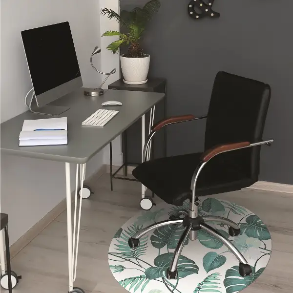 protectie podea scaun frunze tropicale