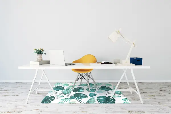 protectie podea scaun frunze tropicale